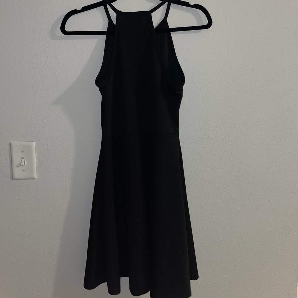 A6 - 302 Olivia Rae Peplum black dress medium